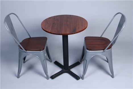 Solid Black Walnut Block Style Salon Tafelblad