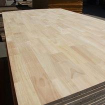 Massief rubberen houten slagersblok werkblad