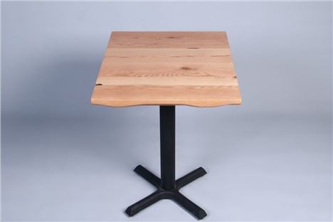 Wit eiken houten rand gelijmd salontafelblad