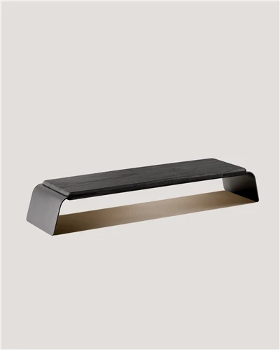 Ergonomisch houtskool eiken hout Soar Monitor Stand voor de bureaufabrikant