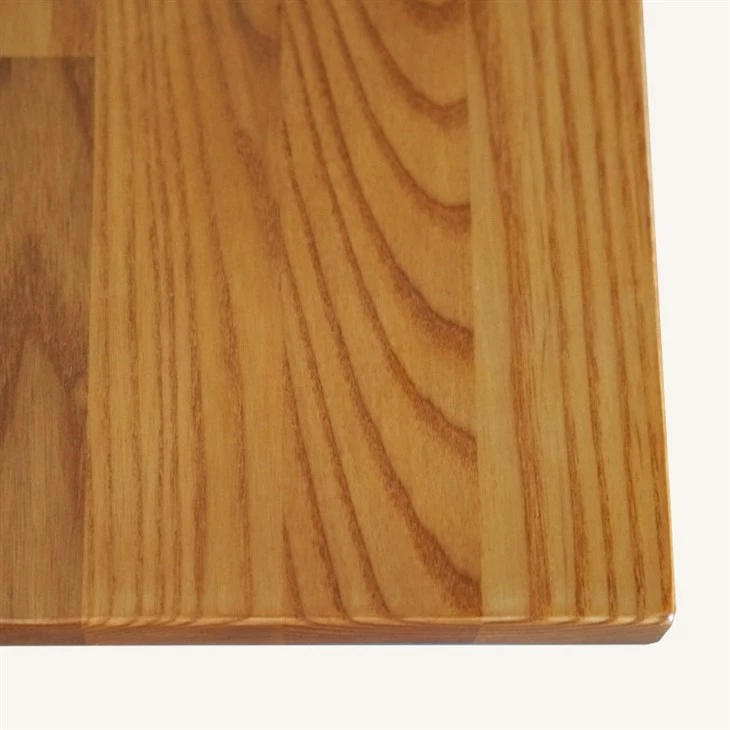 Solid Ash Wood Square Butcher Block Coffee Table in Cherry Color Supplier price